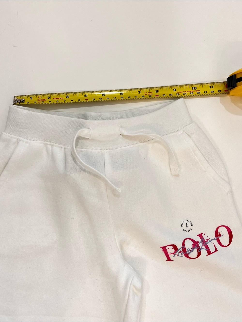 Ralph Lauren White Pants and Hoodie Set with Pink Polo Logo - Picture 9 of 10